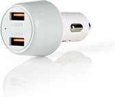 Nedis CCQC600AWT Autolader 3,0 A 2x Usb (qc 3.0) Wit
