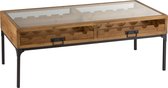 - Salon | hout | naturel | 120x60x (h)45.5 cm