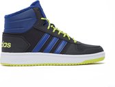 Adidas Hoops Mid 2.0 Sneakers Zwart/Geel Kinderen - Maat 38