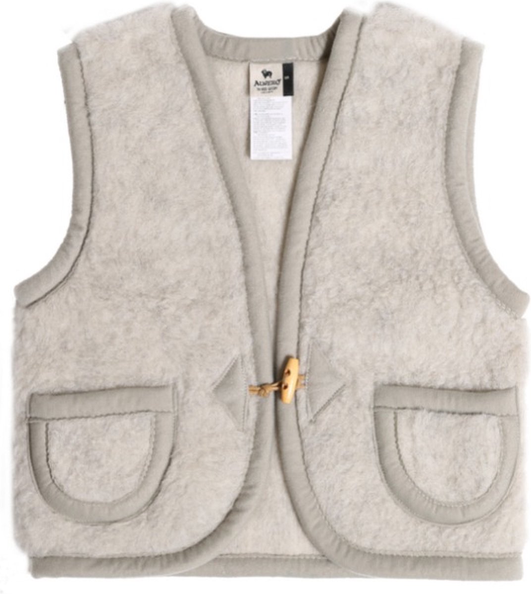 Alwero bodywarmer Alpen Junior Lichtgrijs -98