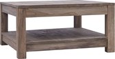 Decoways - Salontafel 68x68x35 cm massief teakhout