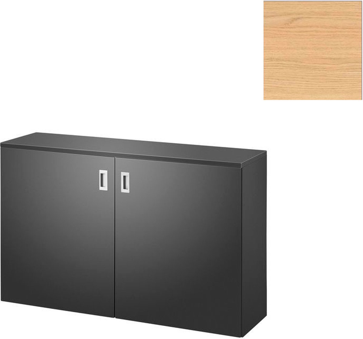 Homefit Thuiswerkplek | Zit Sta Bureau | 61 - 118cm | Electrisch | Eiken Zwart