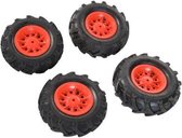 Rolly Toys 409587 Set van 4 Luchtbanden voor RollyFarmtrac Premium Tractoren