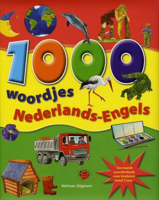 Cover van het boek '1000 woordjes Nederlands-Engels' van  Nvt