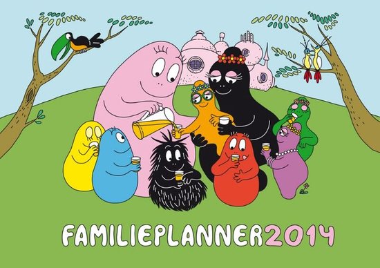 Cover van het boek 'FAMILIEPLANNERS 2014 Barbapappa'