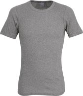Ceceba heren T-shirt dubbelrib regular fit (1-pack) - O-hals - grijs - Maat: L