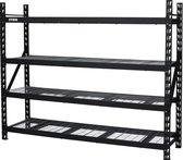 Stier - Stellingkast - Zwart - 225X60X183cm