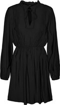 Vero Moda Jurk Vmidda L/s Short Dress Wvn Ga 10259977 Black Dames Maat - L