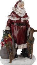 Kerstdecoratie Beeld Kerstman 17*13*29 cm Rood Kunststof Decoratief Figuur Decoratieve Accessoires Woonaccessoires