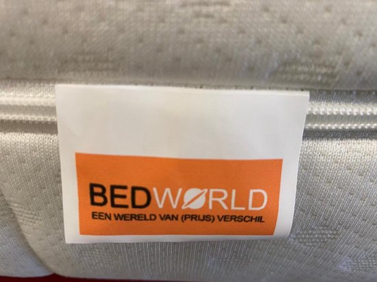 Bedworld Matras 140x200 cm Polyether - 2 personen - Gemiddeld Comfort - Matrashoes met rits - Bedworld Collection