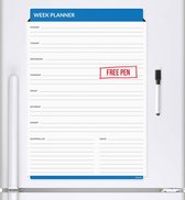 CKB Ltd® Weekly Planner Magnetic Shopping List - A3