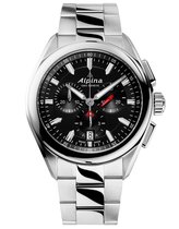 Alpina Alpiner AL-373BB4E6B Horloge - Staal - Zilverkleurig - Ø 41 mm