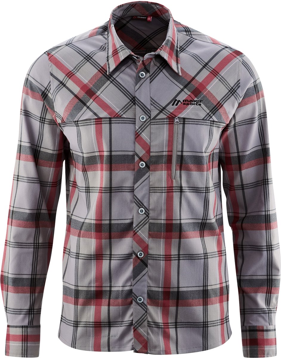 Maier Sports Heren Merton Blouse Grijs