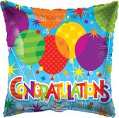 Folie ballon Congratulations 46 cm - .