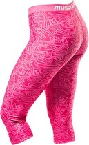 Womens Vortex 3/4 Legging Pink (MPLPNT497) L