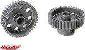 Team Corally - 64 DP Motortandwiel - Kort - Hard geanodiseerd AL7075 - 38 Tanden - Motoras dia. 3.17mm