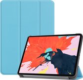 Apple iPad Pro 12.9 (2018) Hoes - Mobigear - Tri-Fold Serie - Kunstlederen Bookcase - Blauw - Hoes Geschikt Voor Apple iPad Pro 12.9 (2018)