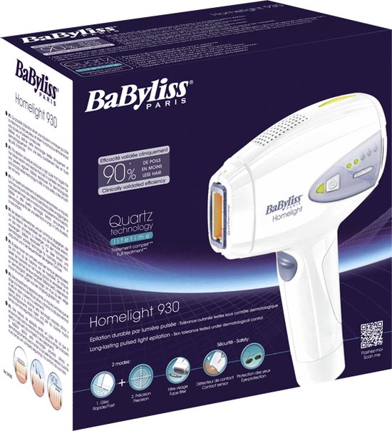BaByliss IPL G930E Homelight 130 IPL lichtontharing bol