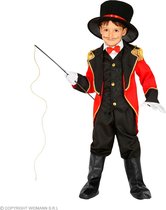 Widmann - Circus Kostuum - Houd Ze In Bedwang Dompteur - Jongen - rood,zwart - Maat 116 - Carnavalskleding - Verkleedkleding