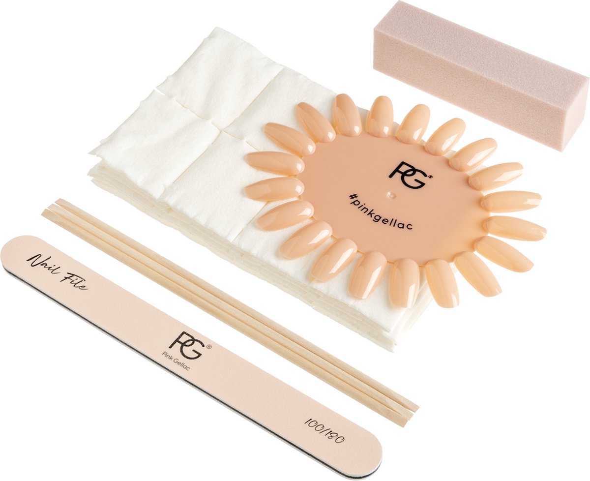 Goedkoopste Pink Gellac Manicure Kit - Gel Manicure Gereedschap - Alles in 1 Set voor Gel Nagellak