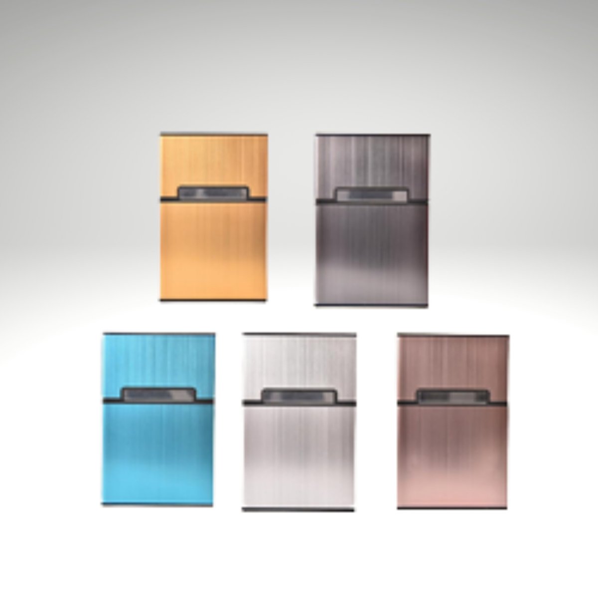 Goedkoopste Sigaretten Doosje - Blauw - Aluminium - Sigaretten Houder/Hoesje - Weerbestendig - Stevig En Luxe Opbergdoosje