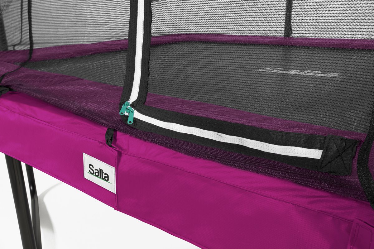 Salta Comfort Edition - 305 x 214 cm - Rechthoekige trampoline met veiligheidsnet - Roze - Trampoline voor kinderen — afbeelding 6