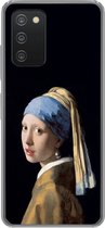 Geschikt voor Samsung galaxy a73 hoesje - Meisje met de parel - Vermeer - Kunst - Siliconen Telefoonhoesje