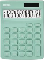 DESQ® | Calculatrice de bureau | 12 chiffres| Compact | Menthe verte | New Generation