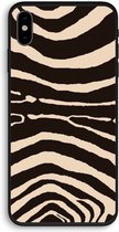 Case Company® - iPhone X hoesje - Arizona Zebra - 100% Biologisch Afbreekbaar - Duurzaam - Biodegradable Soft Case - Milieuvriendelijke Print op Achterkant - Zwarte Zijkanten - Bescherming Ov