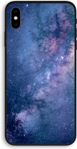 CaseCompany® - iPhone XS Max hoesje - Nebula - 100% Biologisch Afbreekbaar - Duurzaam - Biodegradable Soft Case - Milieuvriendelijke Print op Achterkant - Zwarte Zijkanten - Bescherming Over 