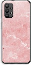 CaseCompany® - Galaxy A32 4G hoesje - Roze marmer - Soft Case / Cover - Bescherming aan alle Kanten - Zijkanten Transparant - Bescherming Over de Schermrand - Back Cover