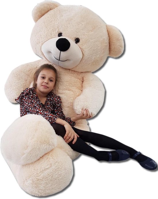 Teddybeer - XXL - 220 cm - beige - Viking Choice