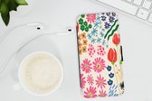 Bookcase Geschikt voor iPhone 11 Pro Max telefoonhoesje - Bloemen - Design - Tulp - Met vakjes - Wallet case met magneetsluiting