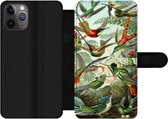 Bookcase Geschikt voor iPhone 11 Pro telefoonhoesje - Trochilidae - Oude meesters - Kunst - Met vakjes - Wallet case met magneetsluiting