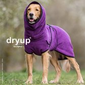 Dryup-hondenbadjas-badjas voor de hond-Blauw-M -ruglengte tot 60cm