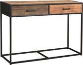 Livingfurn Sidetable Dakota Dr 120 cm Riverwood / Gecoat Staal