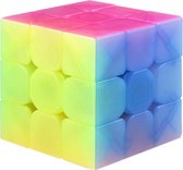 QiYi l Warrior W 3x3 l SPEEDCUBE l Kubus Breinbreker l Jelly Transparant | Opvolger van de Warrior S Cube