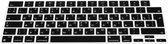 kwmobile siliconen toetsenbordbeschermer QWERTY (Russisch) geschikt voor Apple MacBook Pro 14" (2021) A2442 - Keyboard cover in zwart