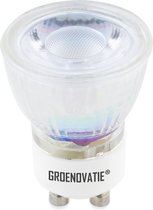 Groenovatie GU10 LED Spot COB - 1W - Warm Wit - Extra Klein - 35mm
