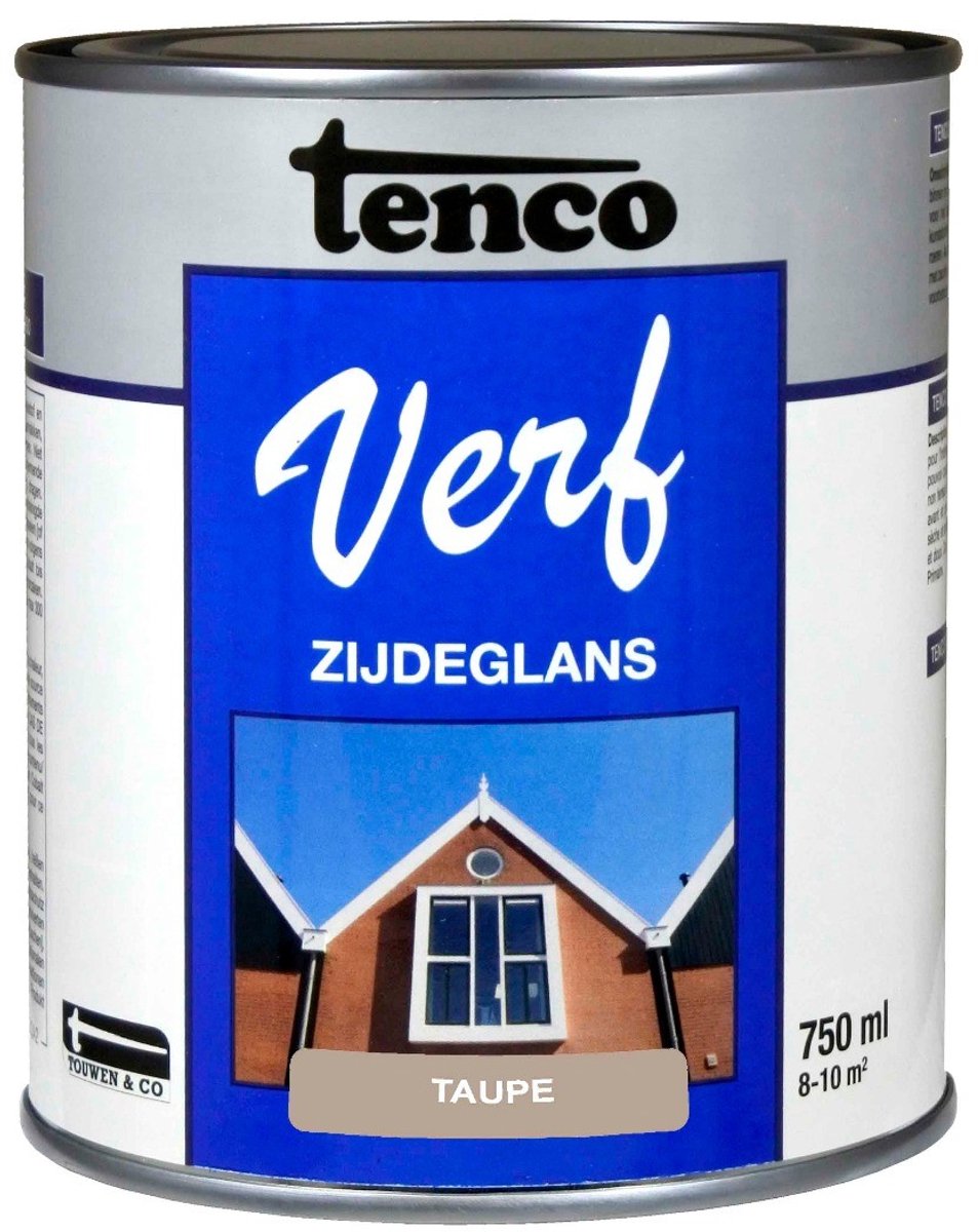 Tenco verf zijdeglans taupe - 750 ml