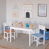 Bouwtafels-Kids Craft Activity Table Set-met tekening-Houten