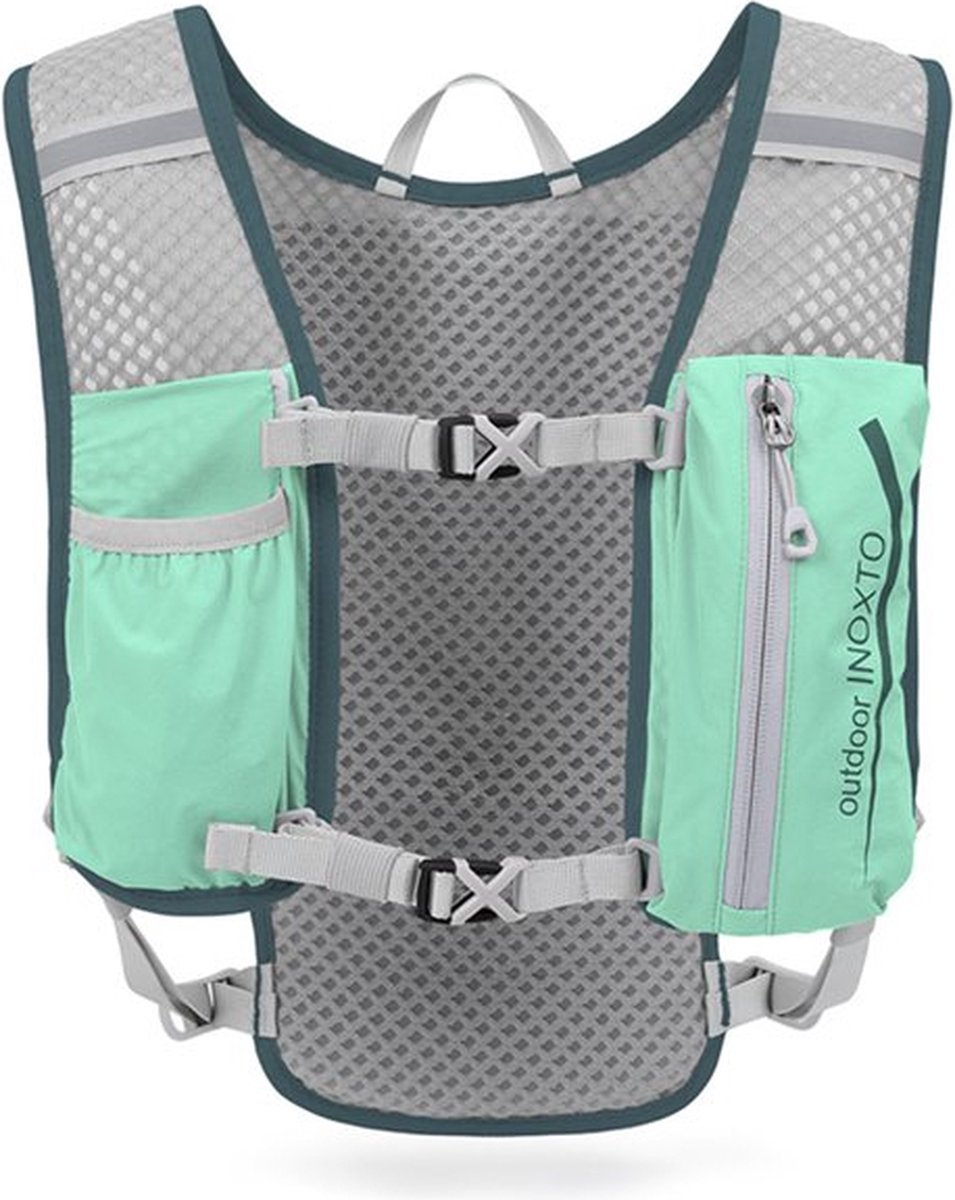 Reflecterende Waterdichte Rugzak Regen Cover Outdoor Sport Night Fietsen Veiligheid Licht Regenhoes Case Tas Wandelen 30-80L, Groen 8-17l, Eén maat