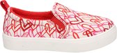 Skechers Poppy meisjes sneaker - Wit rood - Maat 31