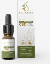 TIJDELIJK 20% KORTING - BIOLEAVES - 10% Full spectrum CBD olie 10ml