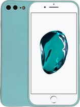 Smartphonica iPhone 7/8 Plus siliconen hoesje - Blauw / Back Cover