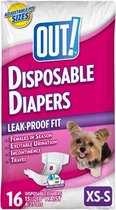 OUT! DISPOSABLE DIAPERS XS/S 16ST