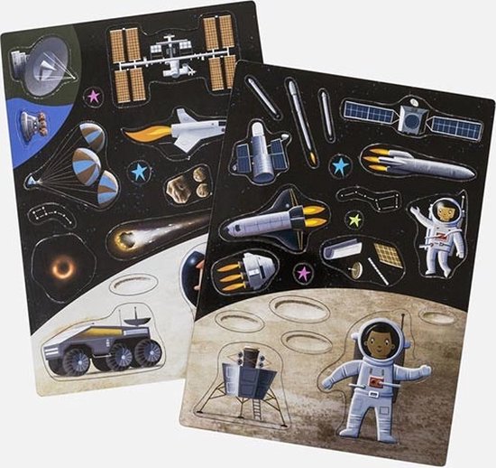 Thumbnail van een extra afbeelding van het spel Tiger Tribe magneetboek - Space Explorer