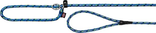 Trixie - Hondenriem - Mountain Rope Retriever - Blauw / Groen - 170 x 0,8 cm