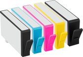 Geschikt voor HP 364 / 364XL | Multipack van 5 inkt cartridges (+ Fotozwart)