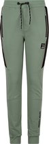 Indian Blue jongens joggingbroek met zwarte bies Light Green